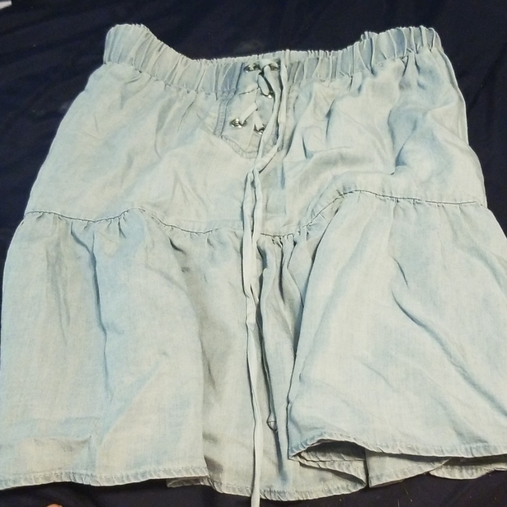 Blue skirt